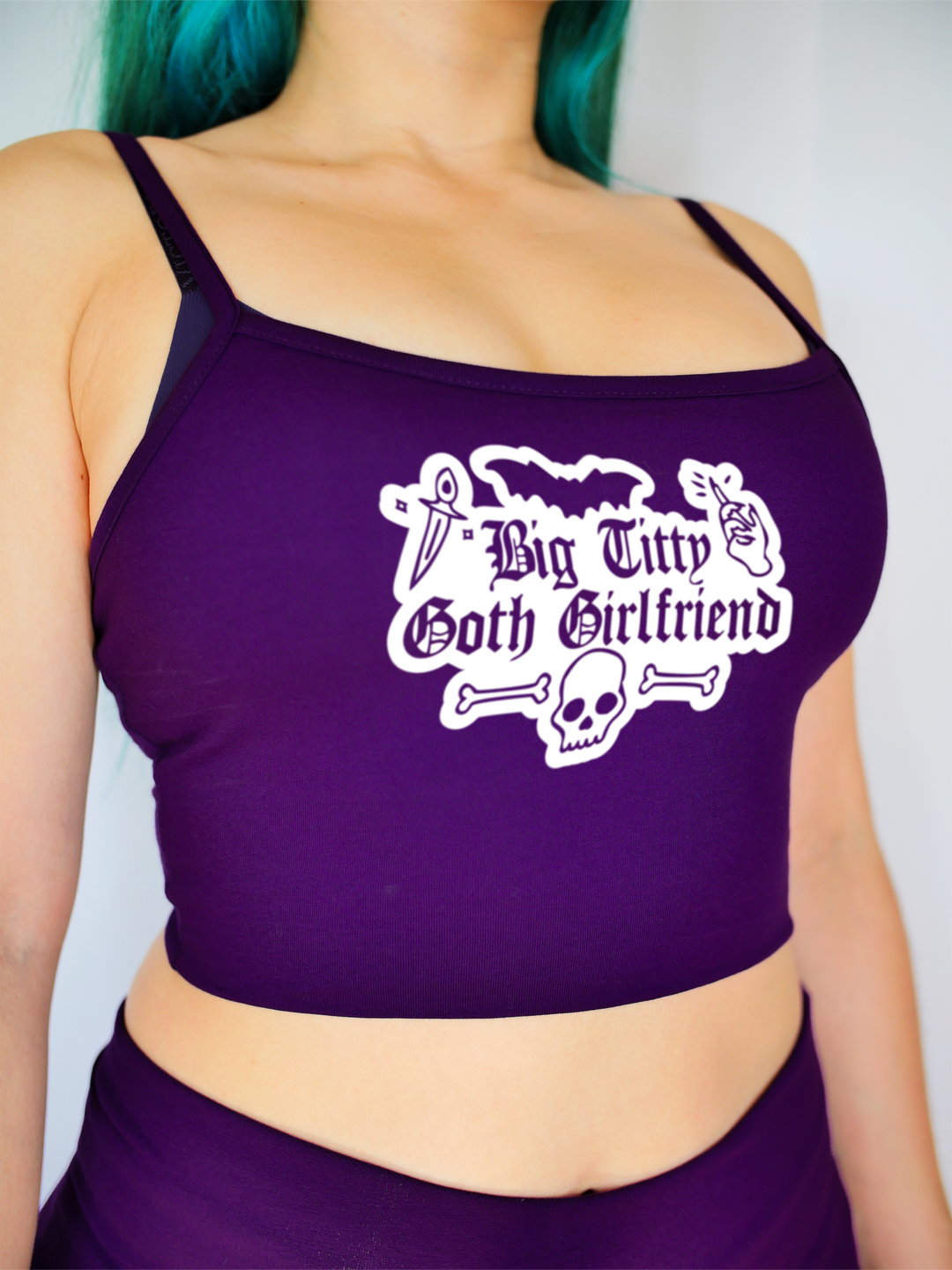 Big Titty Goth GF Crop Top