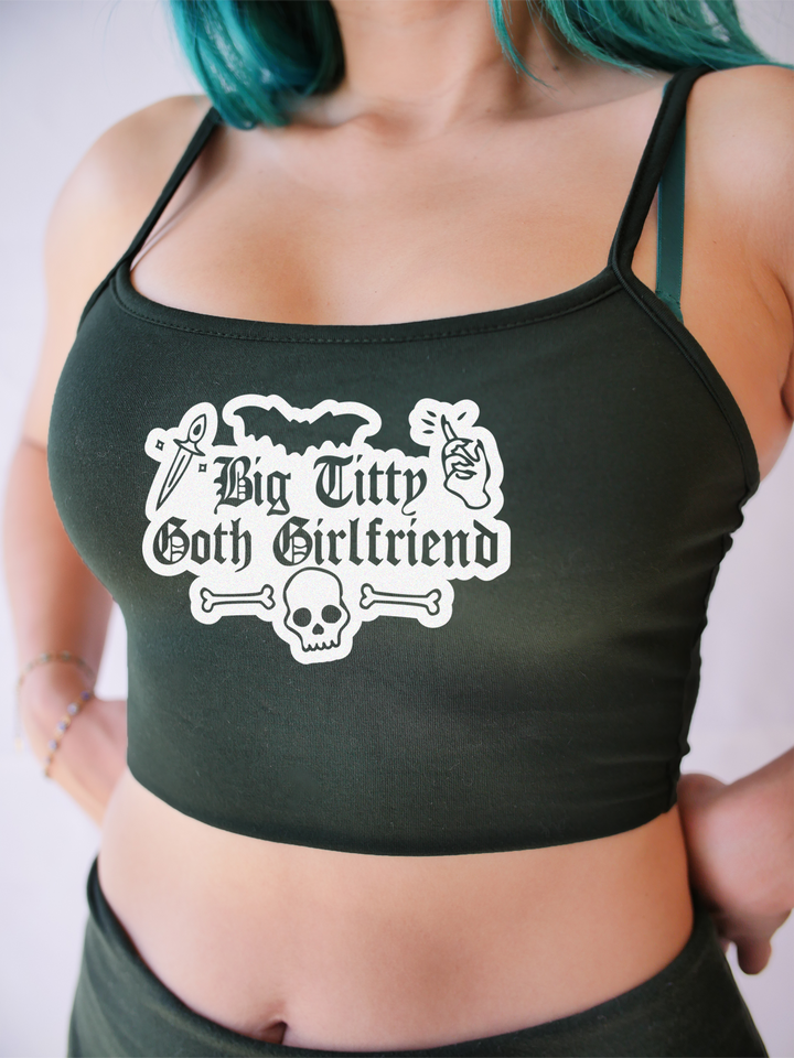 Big Titty Goth GF Crop Top