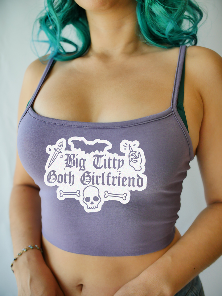 Big Titty Goth GF Crop Top