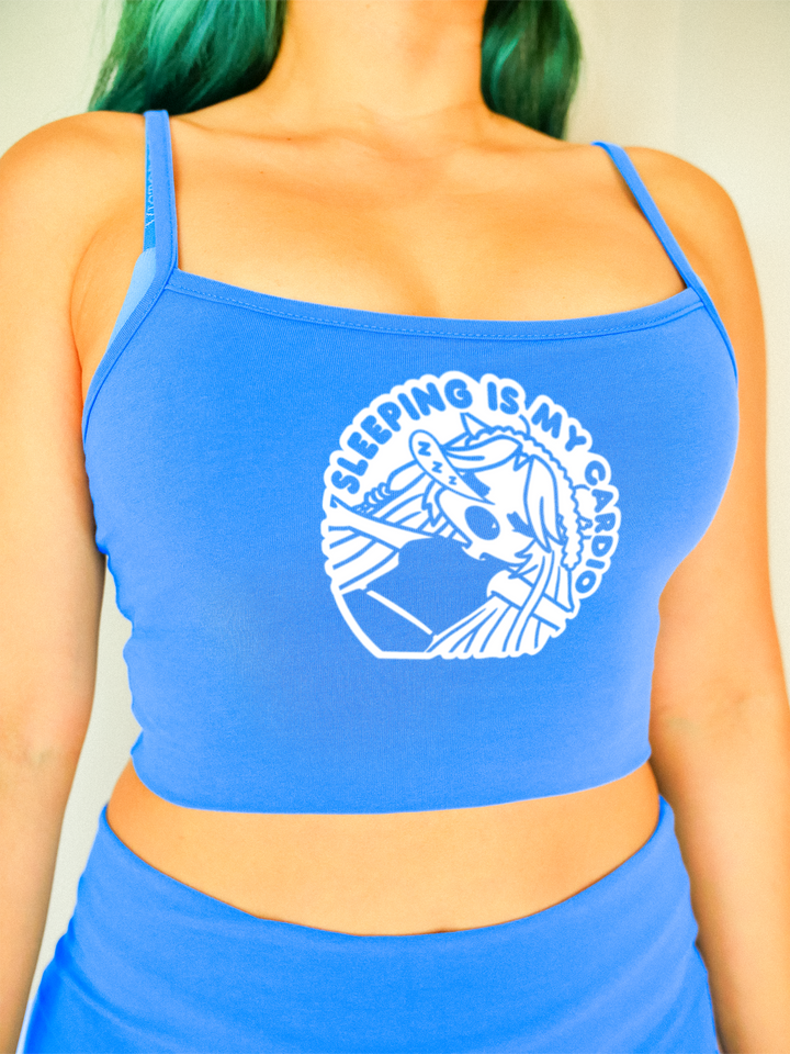 Sleeping Is My Cardio Crop Top
