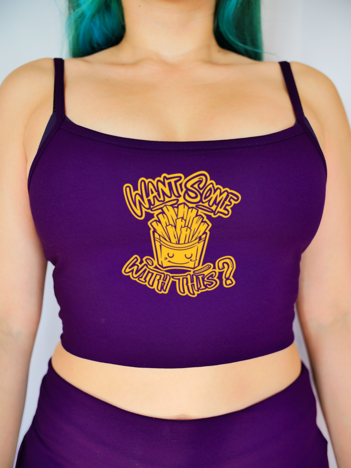 Want Some Fries With This? Crop Top