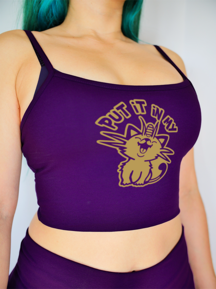 Put It In My Meow Crop Top