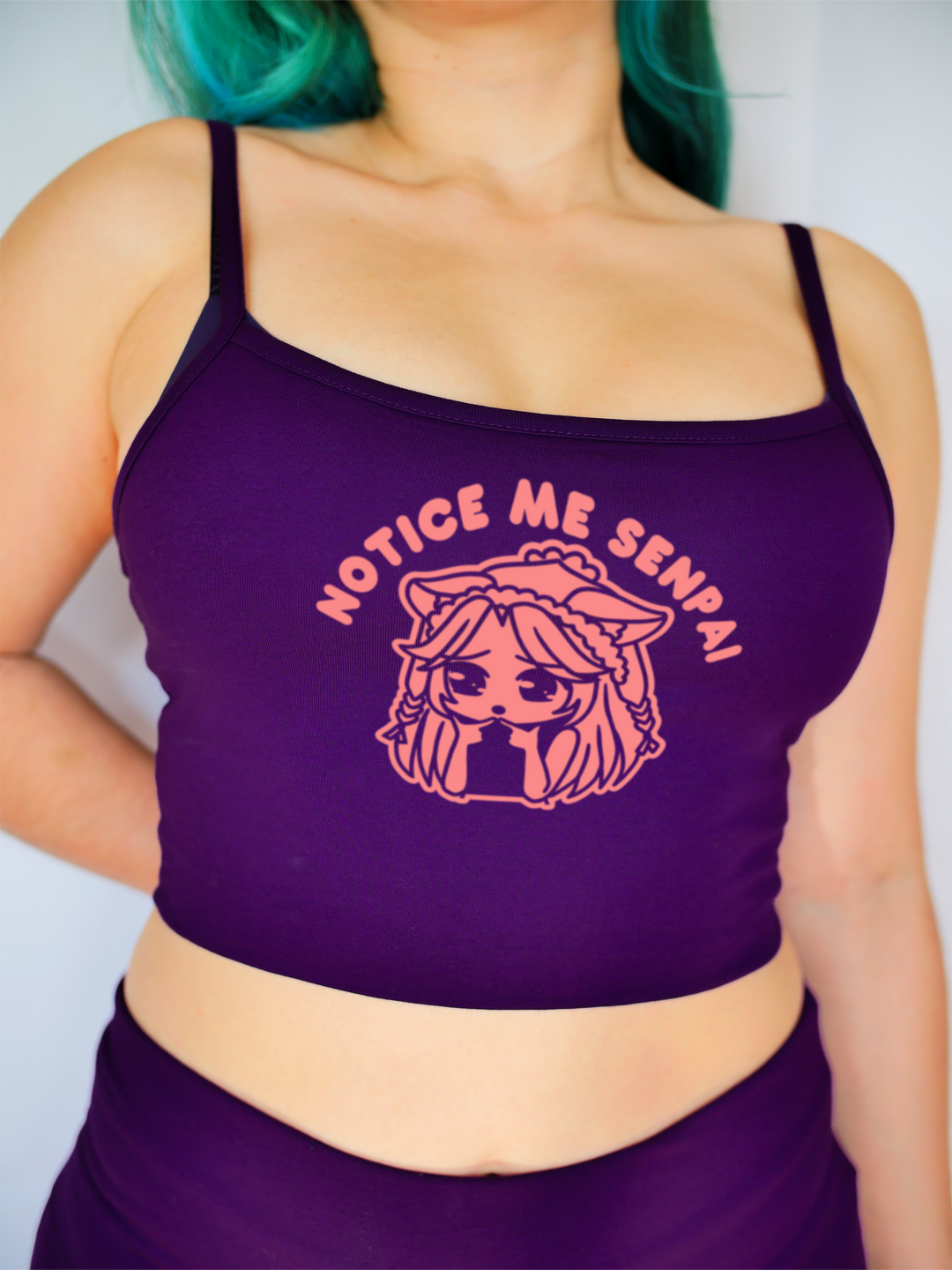 Notice Me Senpai Crop Top