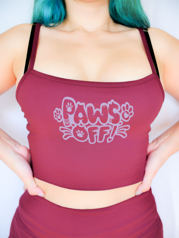 Paws Off Crop Top