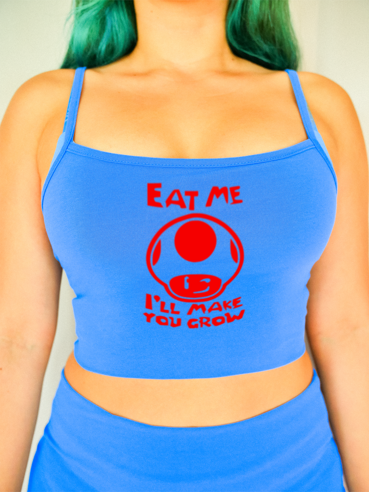 Red Mushroom Crop Top