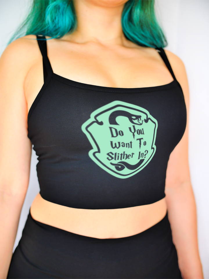 Do You Want To Slither In? Crop Top