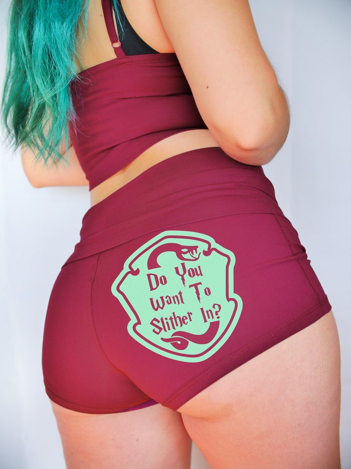 Slither In? Yoga Shorts
