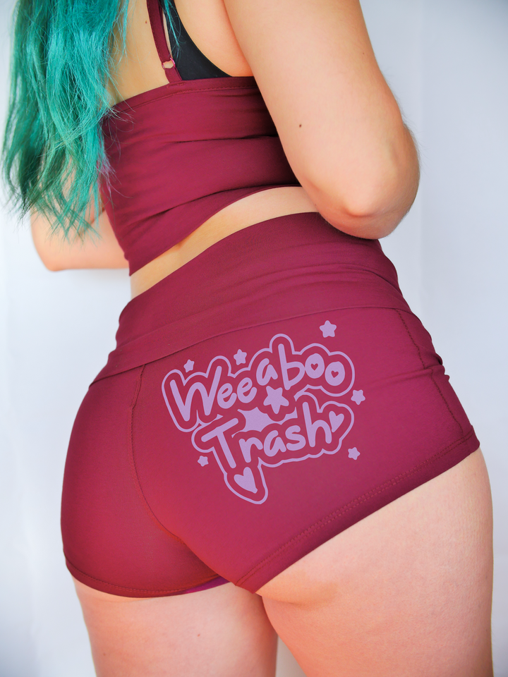 Weeaboo Trash Yoga Shorts