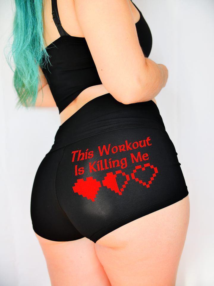 This Workout Is Killing Me Yoga Shorts