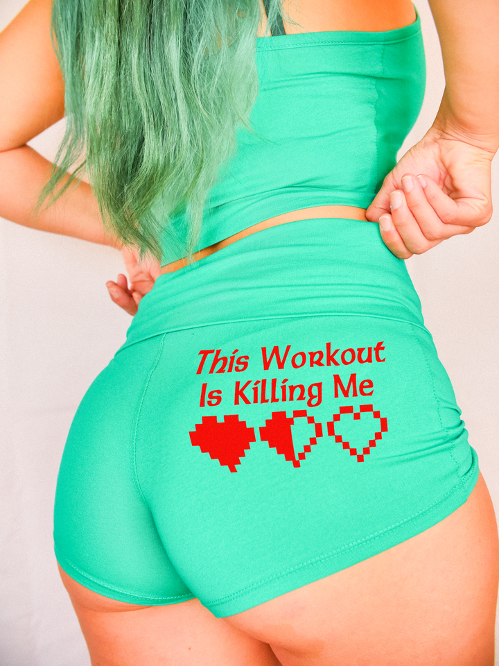 This Workout Is Killing Me Yoga Shorts