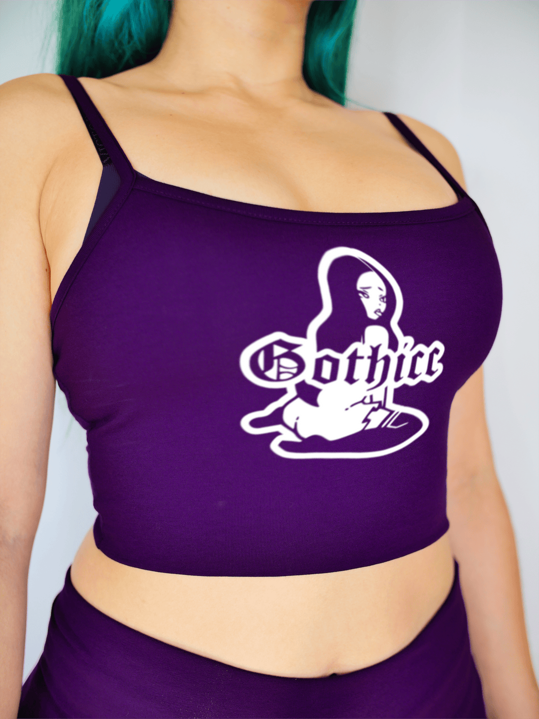 PixelThat Crop Top Gothicc Crop Top