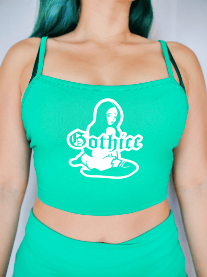 PixelThat Crop Top Gothicc Crop Top