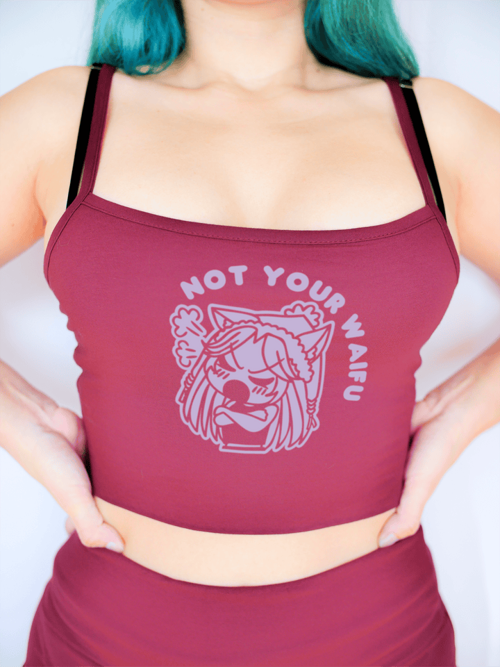 PixelThat Crop Top Not Your Waifu Crop Top