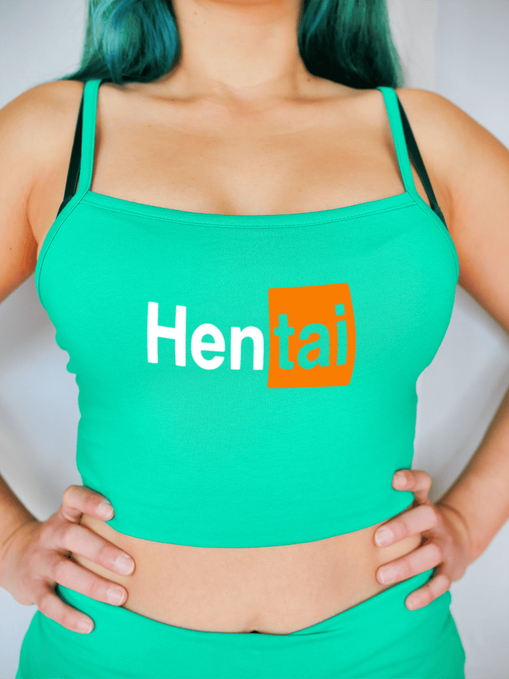 PixelThat Crop Top S / Emerald Hentai Crop Top