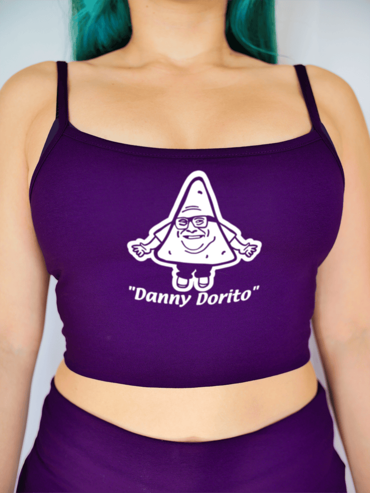 PixelThat Crop Top S / Ultra Violet Danny Dorito Crop Top