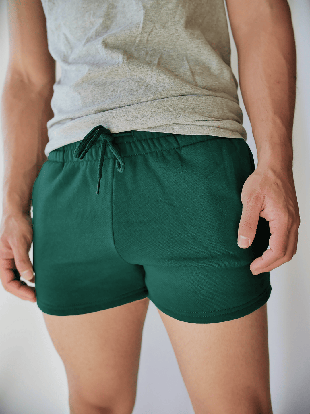 PixelThat Punderwear Shorts Emerald Green / S Basics - Sweatshorts V2
