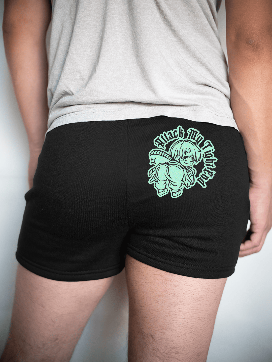 PixelThat Shorts S / Black / Back Attack My Tight End Sweatshorts v2
