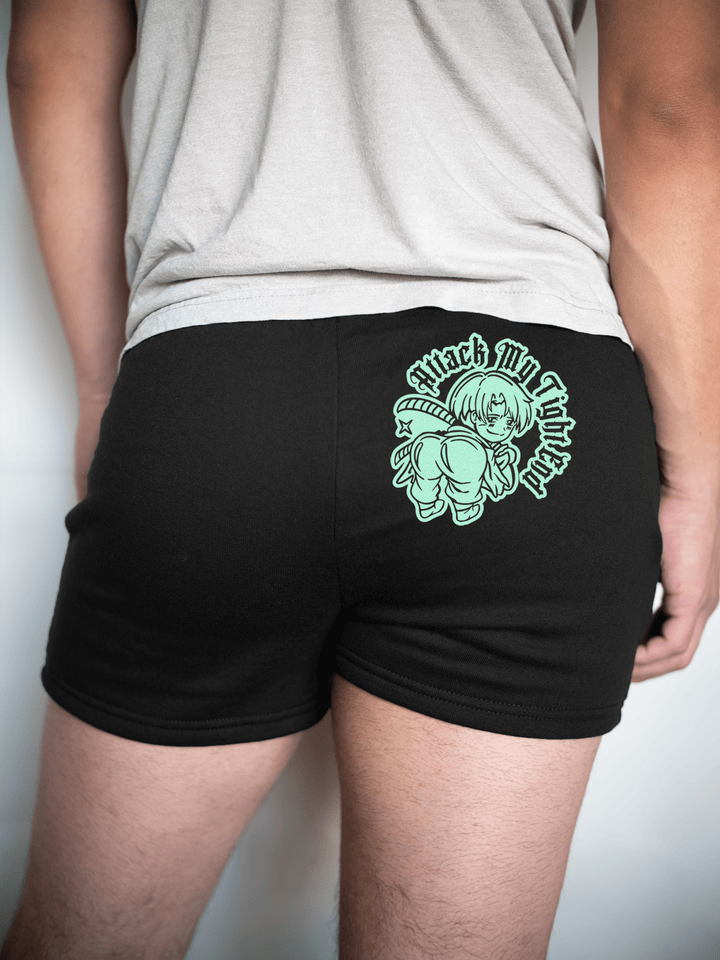 PixelThat Shorts S / Black / Back Attack My Tight End Sweatshorts v2