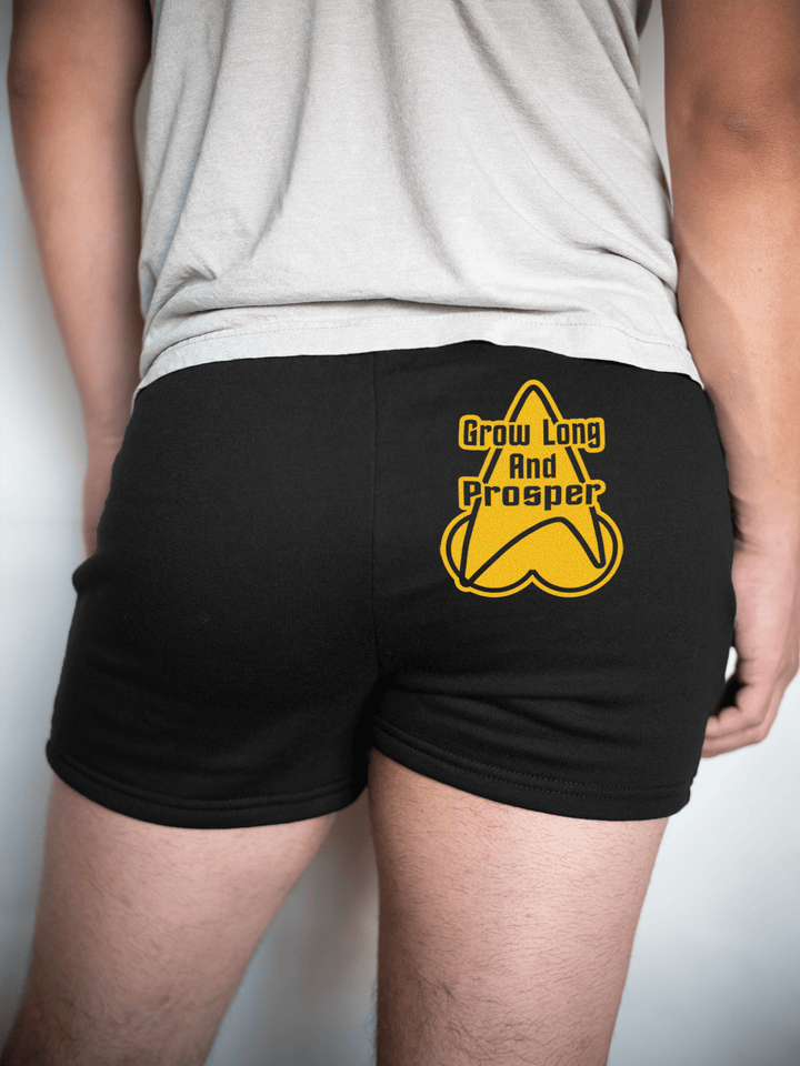 PixelThat Shorts S / Black / Back Grow Long and Prosper Sweatshorts v2