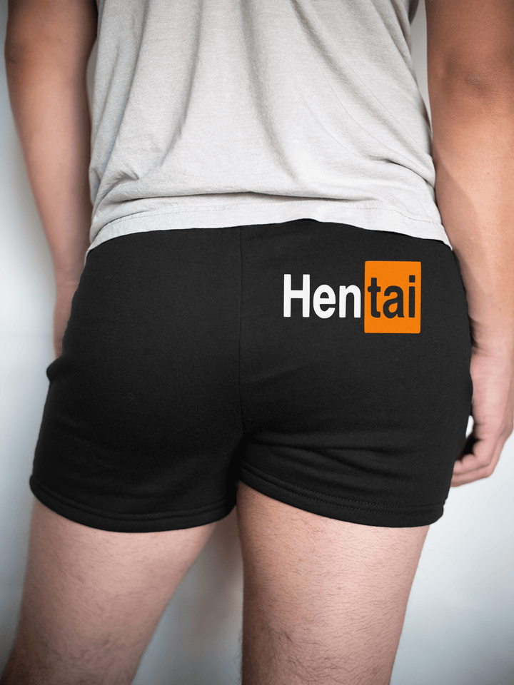 PixelThat Shorts S / Black / Back Hentai v2