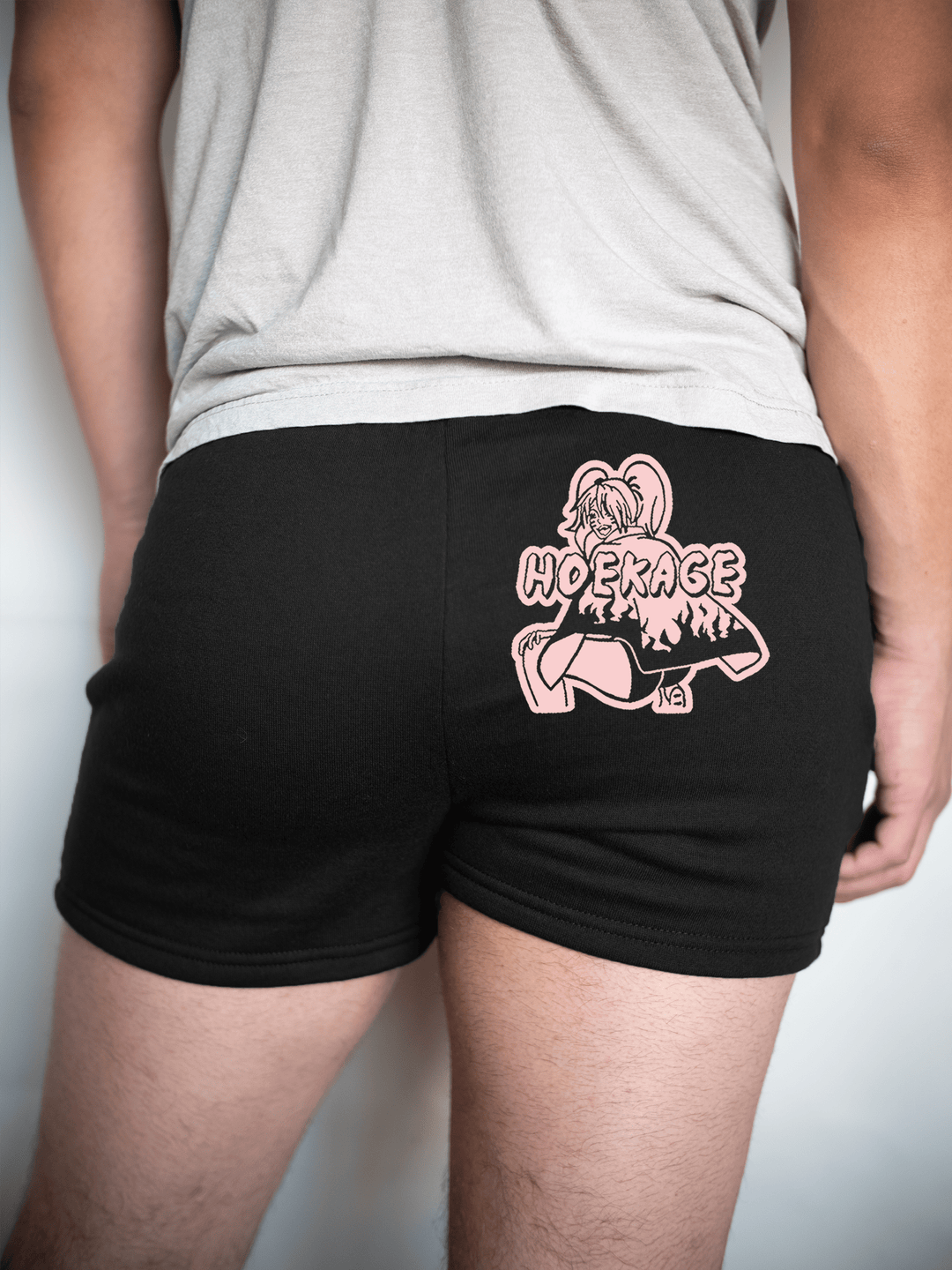 PixelThat Shorts S / Black / Back Hoekage Sweatshorts v2