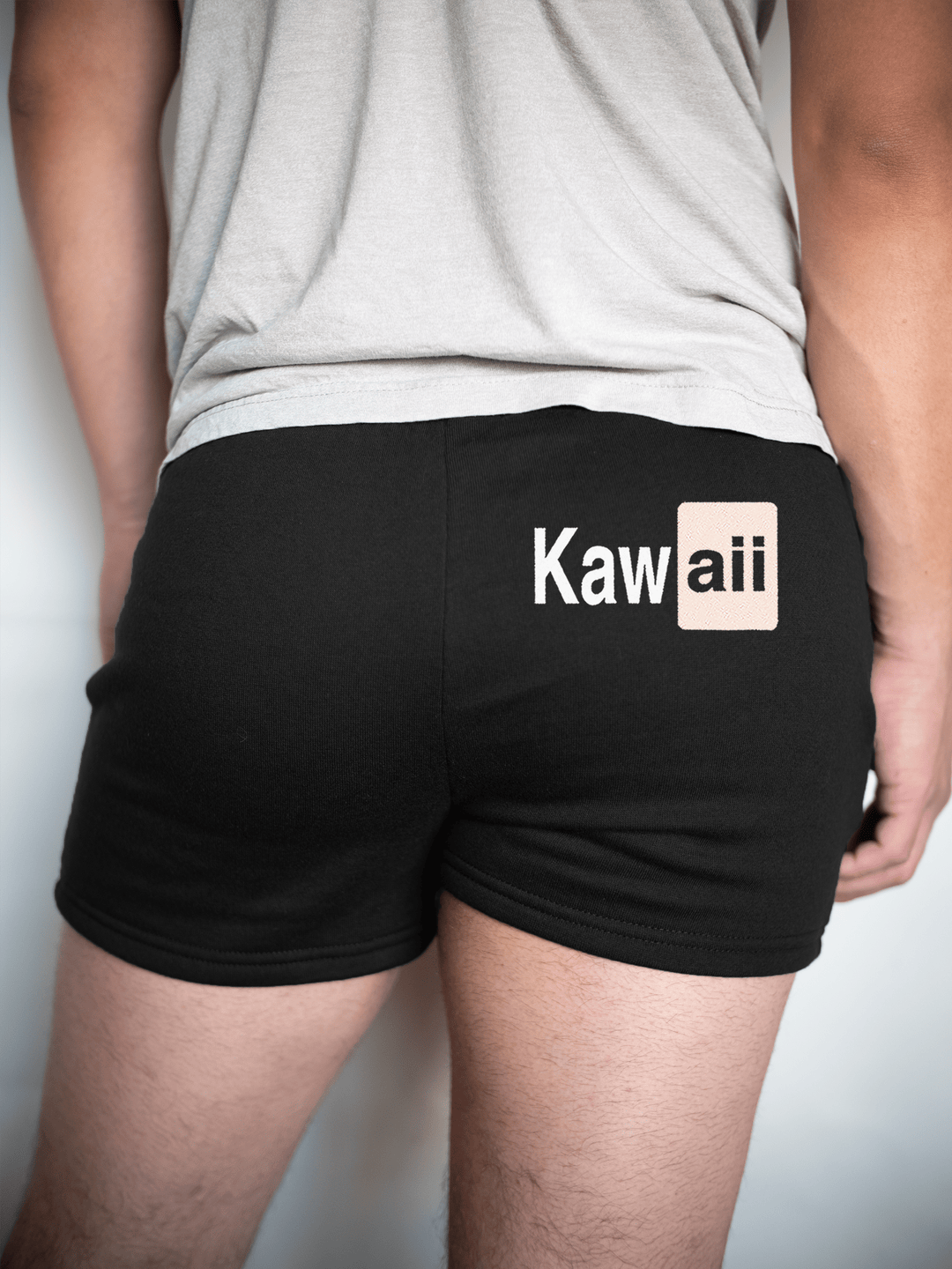 PixelThat Shorts S / Black / Back Kawaii v2