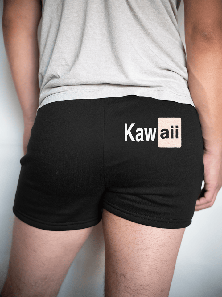 PixelThat Shorts S / Black / Back Kawaii v2