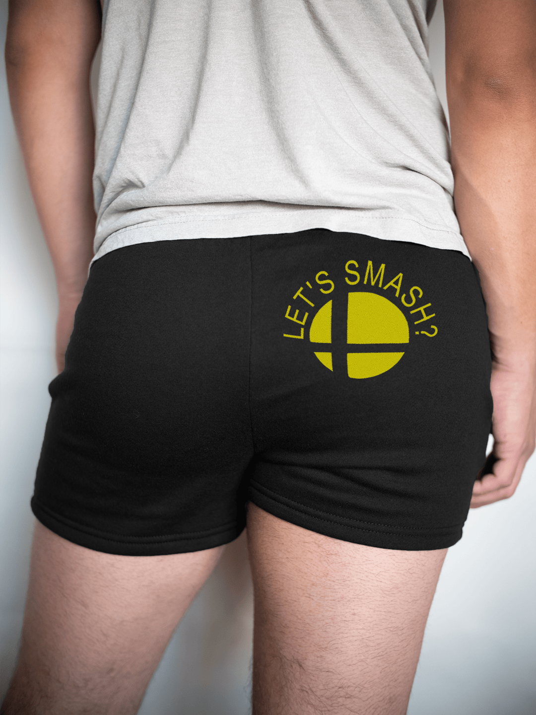 PixelThat Shorts S / Black / Back Let's Smash Sweatshorts v2