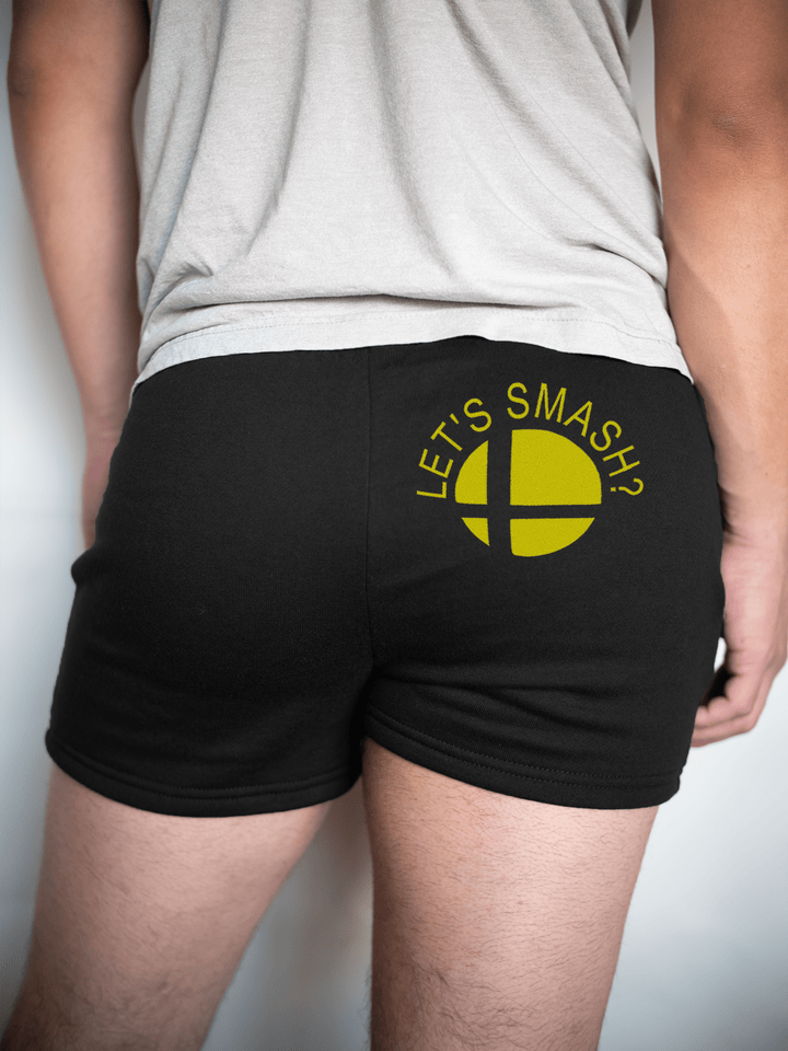 PixelThat Shorts S / Black / Back Let's Smash Sweatshorts v2
