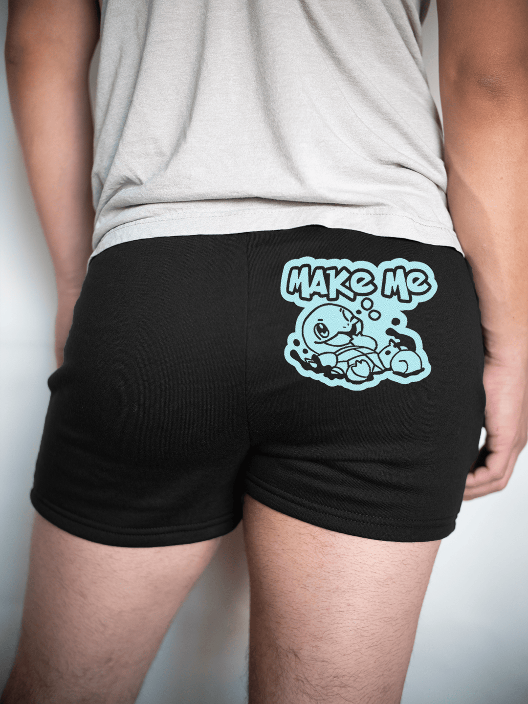 PixelThat Shorts S / Black / Back Make Me Squirt-le Sweatshorts v2