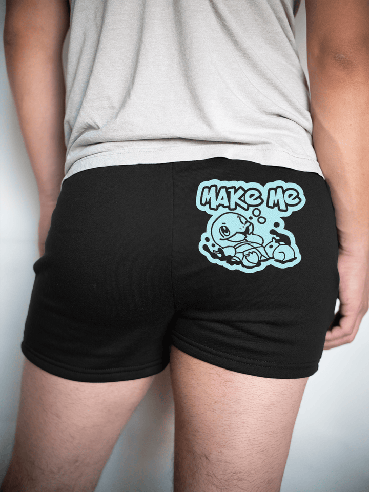 PixelThat Shorts S / Black / Back Make Me Squirt-le Sweatshorts v2