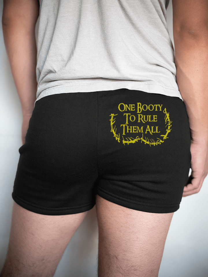 PixelThat Shorts S / Black / Back One Booty To Rule Them All v2