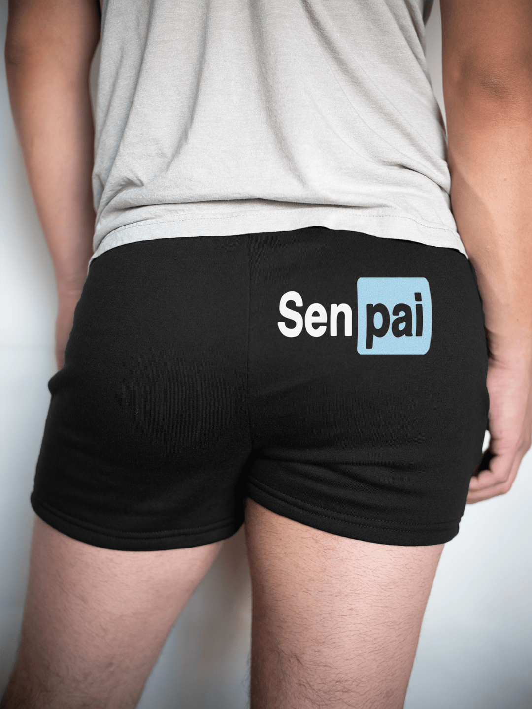 PixelThat Shorts S / Black / Back Senpai v2