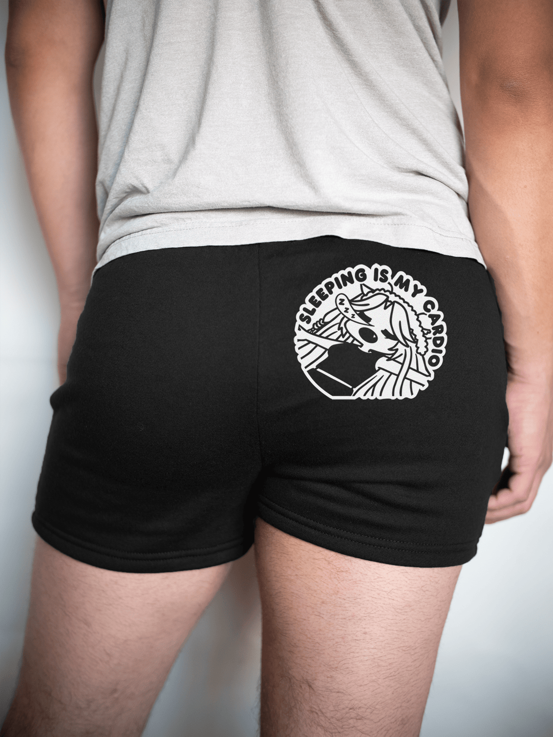 PixelThat Shorts S / Black / Back Sleeping is my Cardio Sweatshorts v2