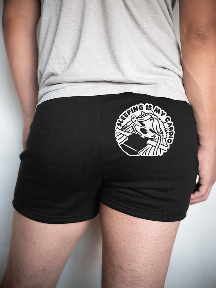 PixelThat Shorts S / Black / Back Sleeping is my Cardio Sweatshorts v2