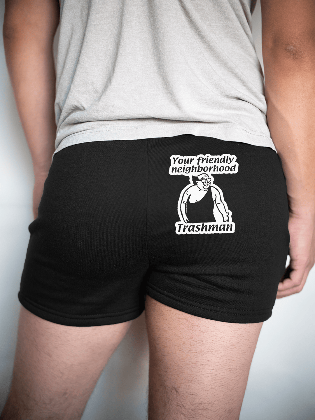 PixelThat Shorts S / Black / Back The Trashman Sweatshorts v2