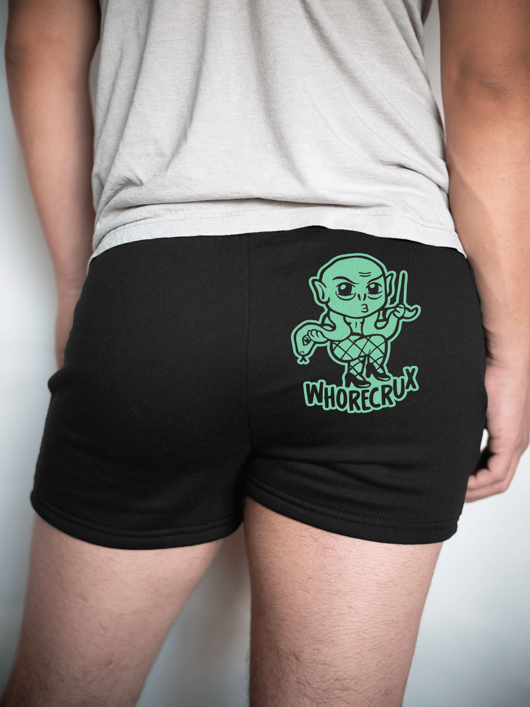 PixelThat Shorts S / Black / Back Whorecrux Sweatshorts v2