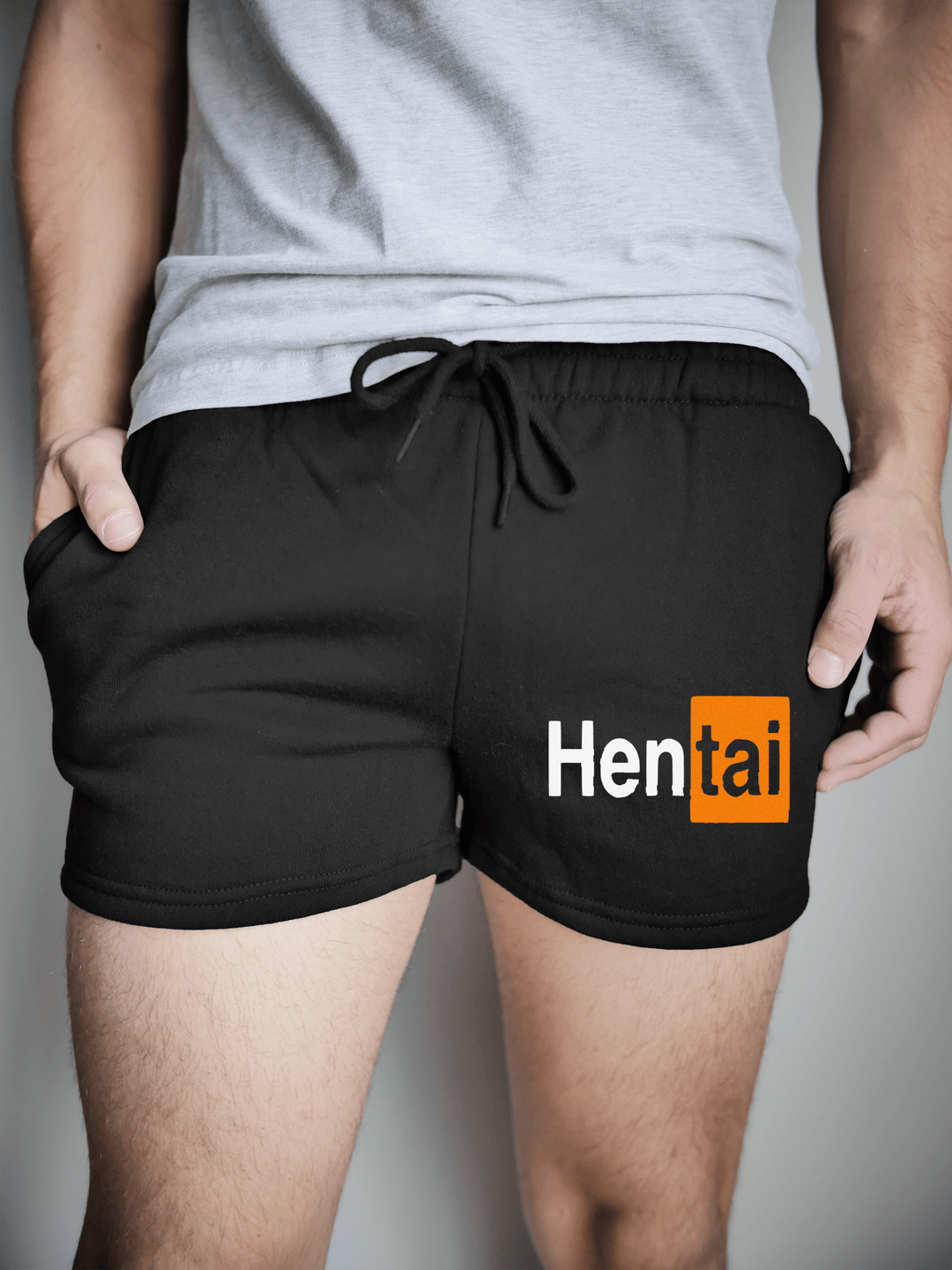 PixelThat Shorts S / Black / Front Hentai v2