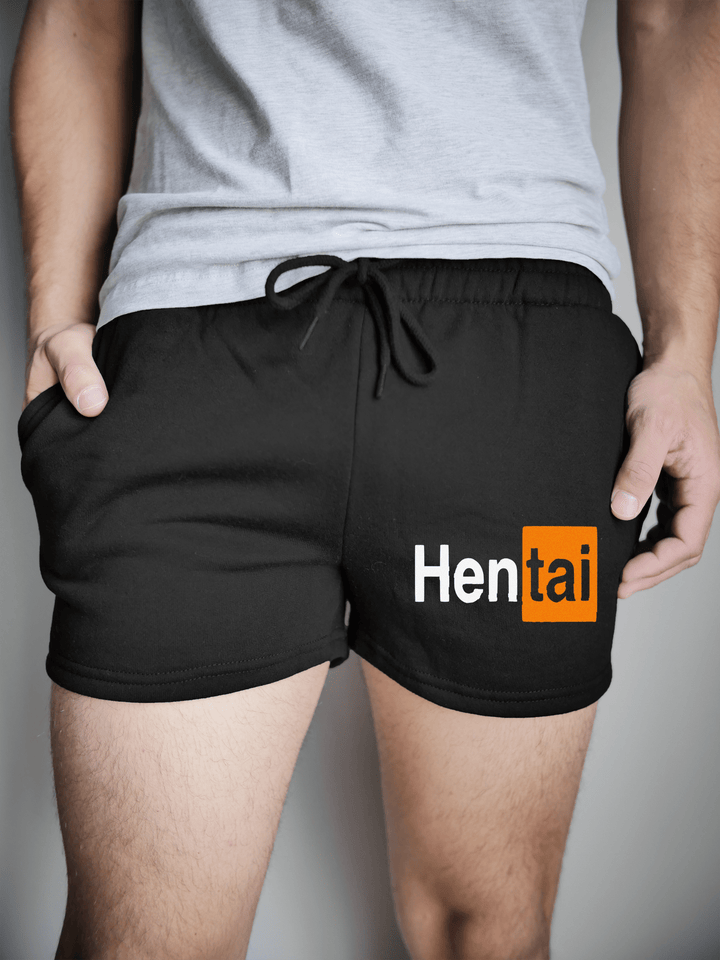 PixelThat Shorts S / Black / Front Hentai v2