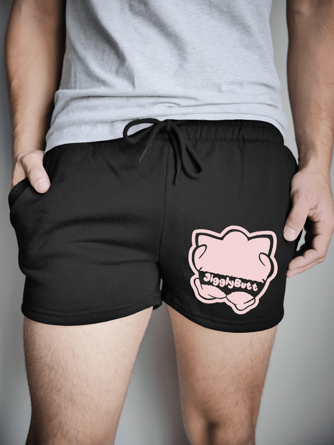 PixelThat Shorts S / Black / Front JigglyButt Sweatshorts v2