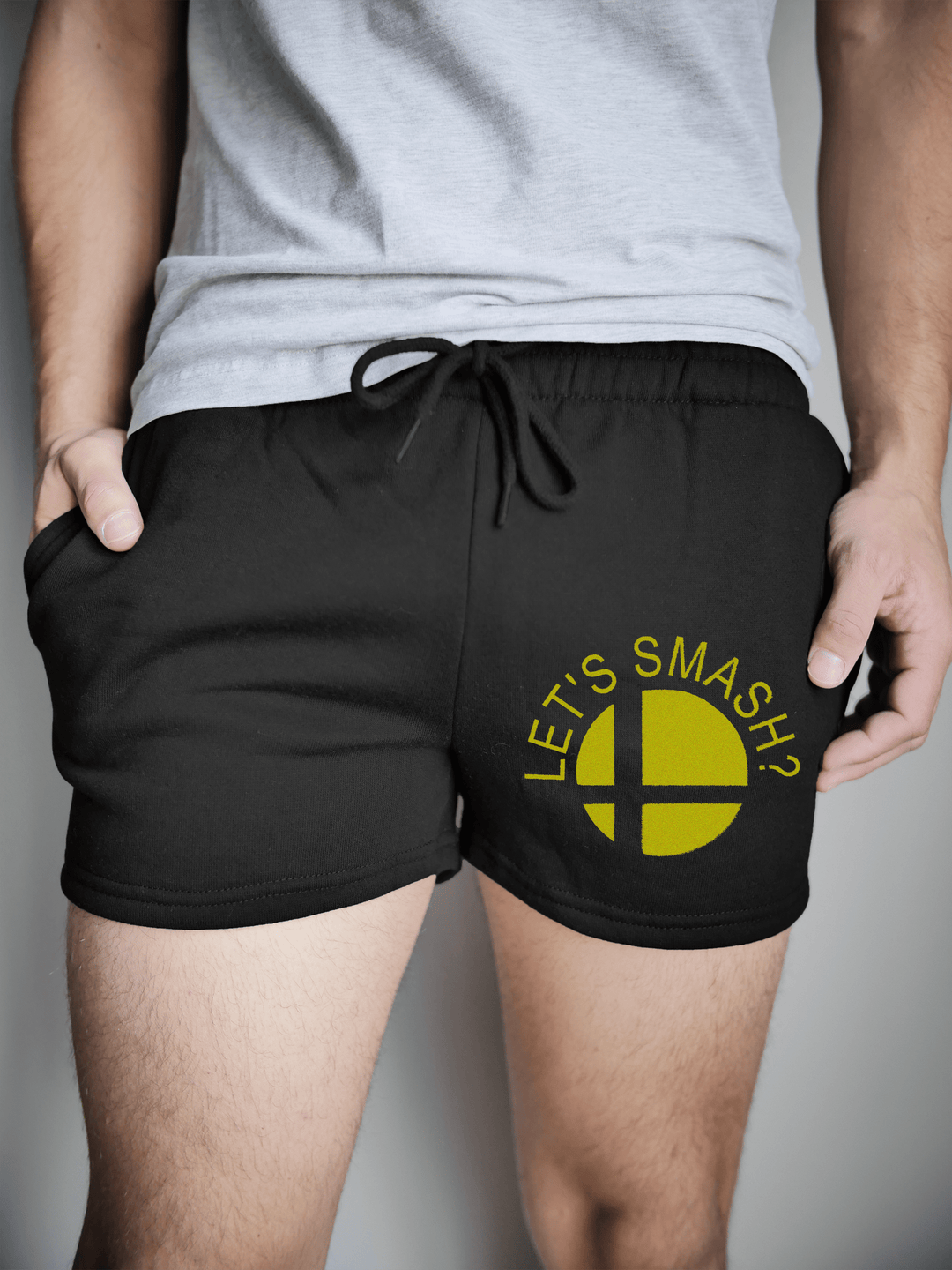 PixelThat Shorts S / Black / Front Let's Smash Sweatshorts v2