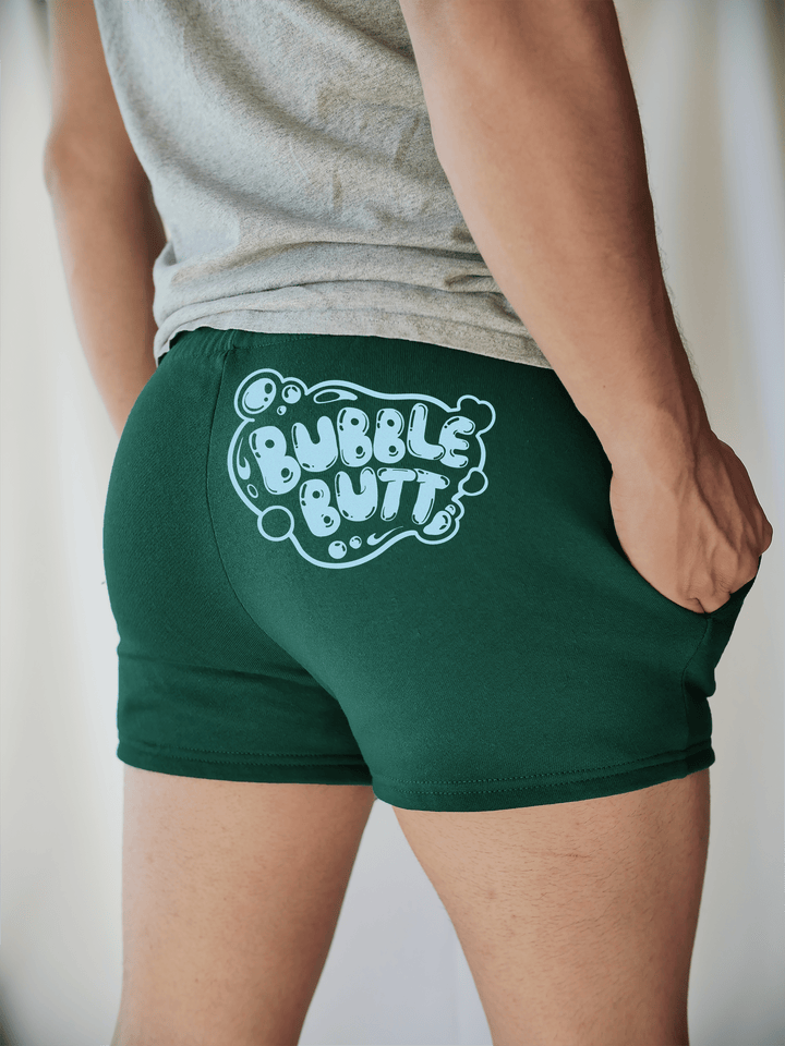 PixelThat Shorts S / Emerald / Back Bubble Butt Sweatshorts v2