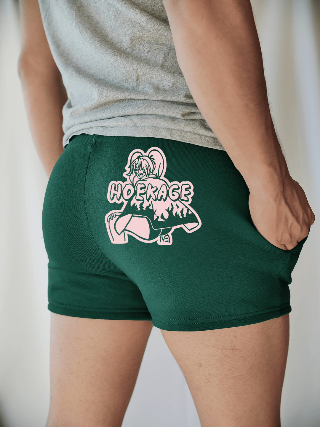 PixelThat Shorts S / Emerald / Back Hoekage Sweatshorts v2