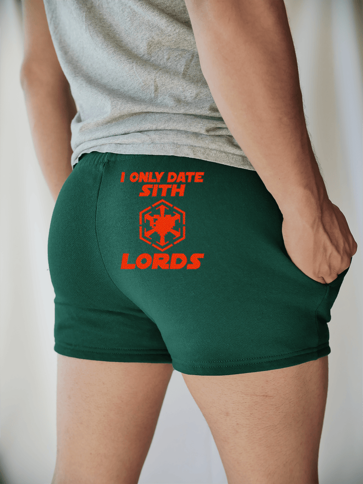 PixelThat Shorts S / Emerald / Back I Only Date Sith Lords v2