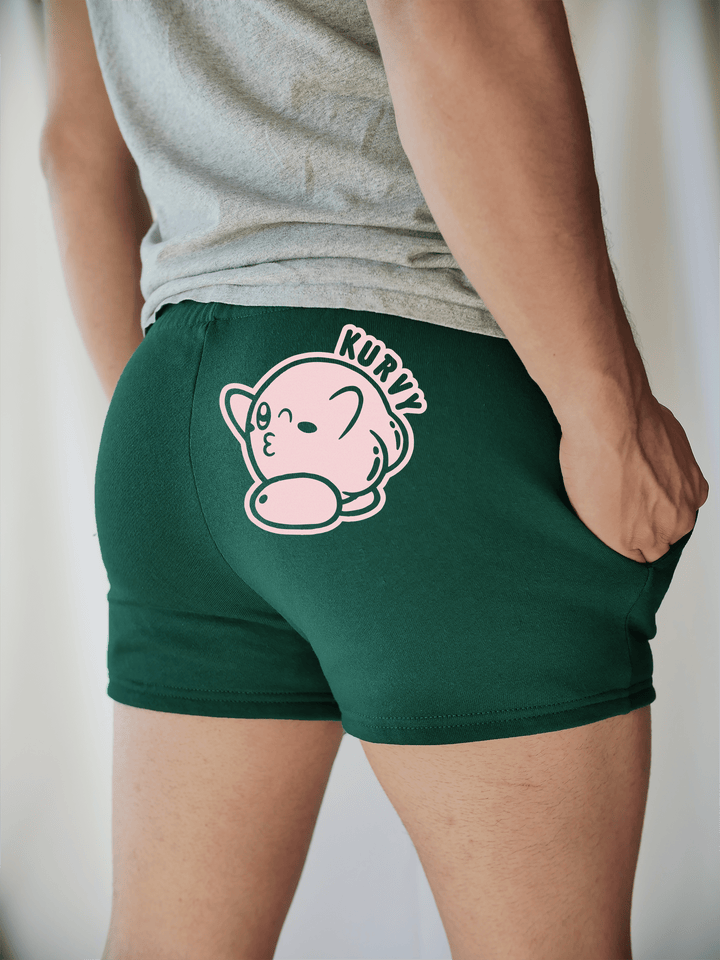 PixelThat Shorts S / Emerald / Back Kurvy Sweatshorts v2