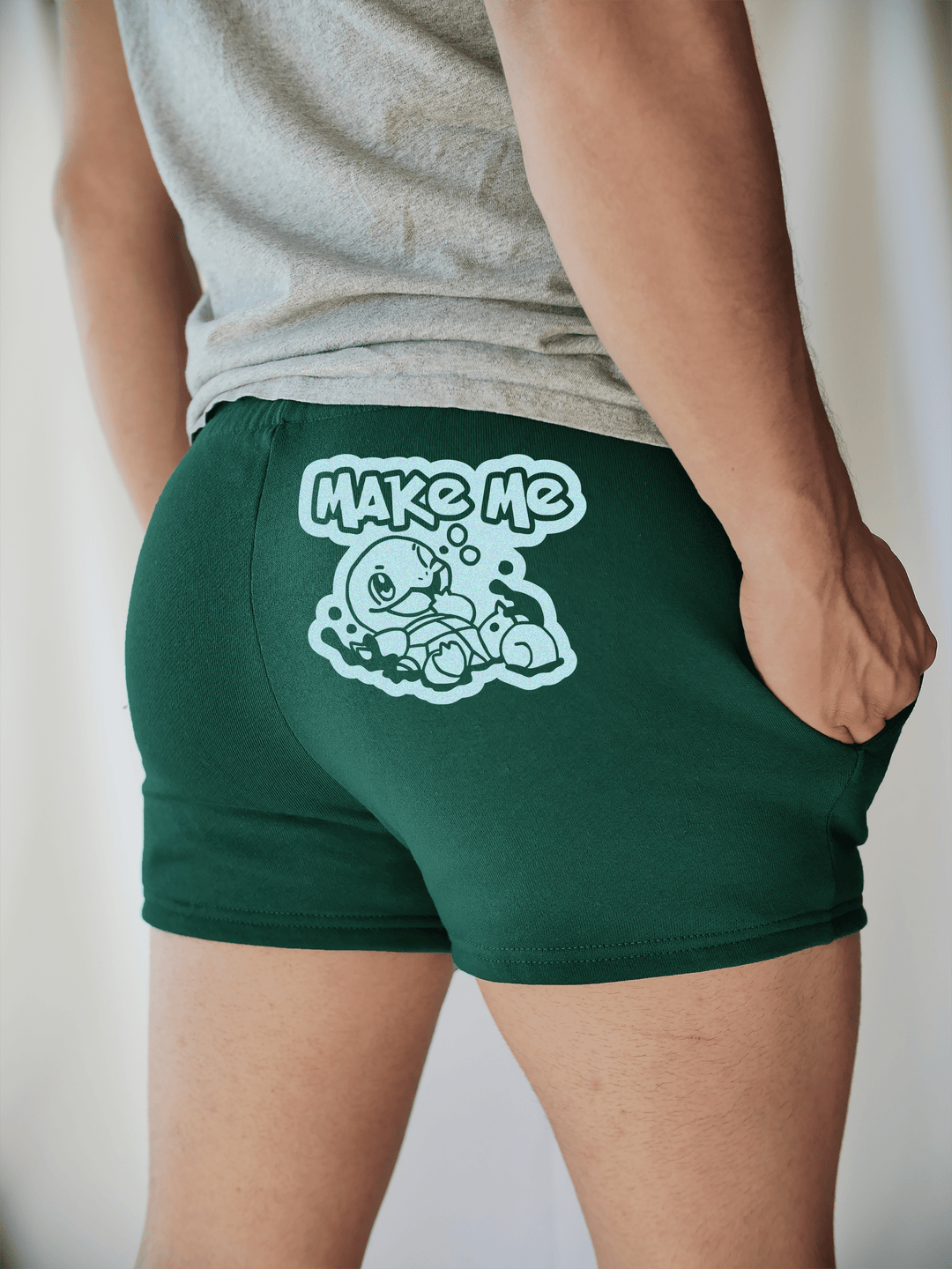 PixelThat Shorts S / Emerald / Back Make Me Squirt-le Sweatshorts v2