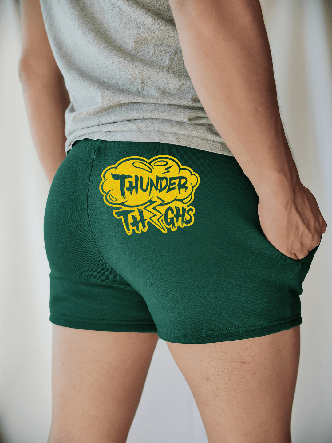 PixelThat Shorts S / Emerald / Back Thunder Thighs Sweatshorts v2
