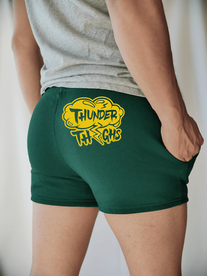 PixelThat Shorts S / Emerald / Back Thunder Thighs Sweatshorts v2
