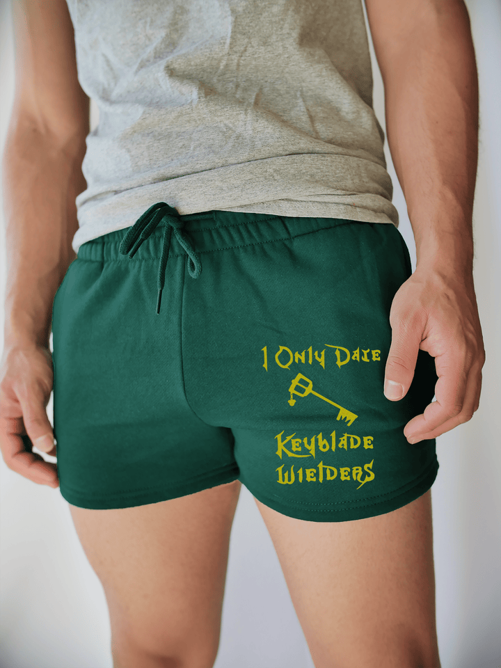 PixelThat Shorts S / Emerald / Front Date Keyblade Wielders Sweatshorts v2