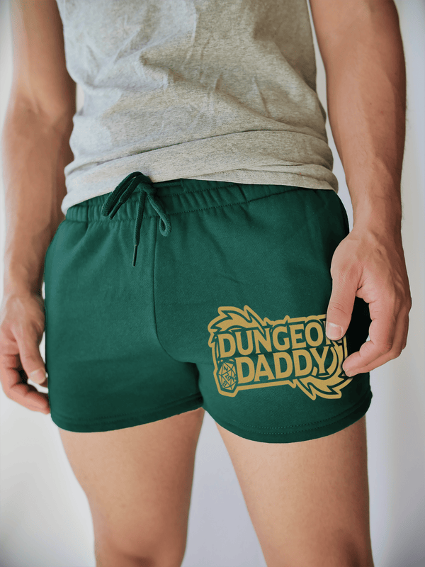 PixelThat Shorts S / Emerald / Front Dungeon Daddy Sweatshorts v2